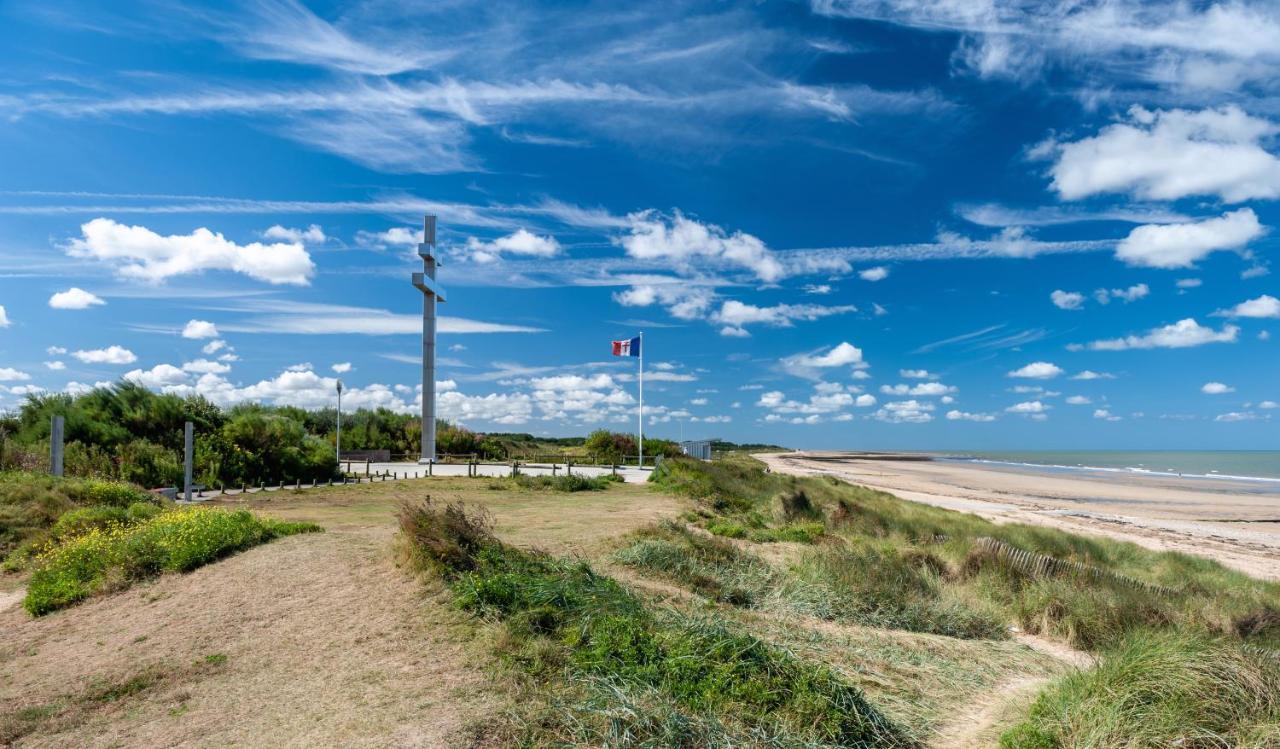 Studio avec loggia - à 200m de la plage - Parking Courseulles-sur-Mer Exterior foto